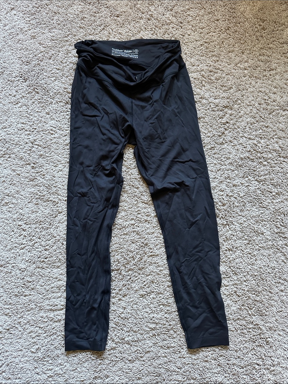 Outdoor Voices Black Active Leggings